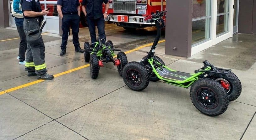 EZRAIRDER for the fire department use